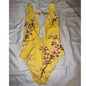 Floral One-Piece Bathing Suit